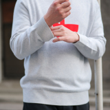 Regular fit cashmere wool blend jumper