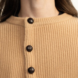 Half-Button wool sweater