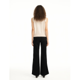 Zip-up wool vest 