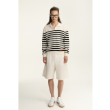 Wool polo sweater