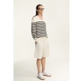 Wool polo sweater