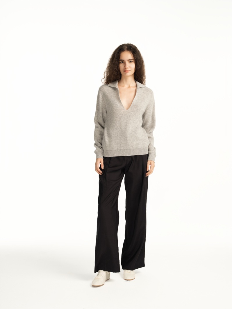 Ribbed wool sweater
