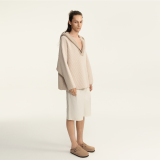 Unisex oversized wool hoodie