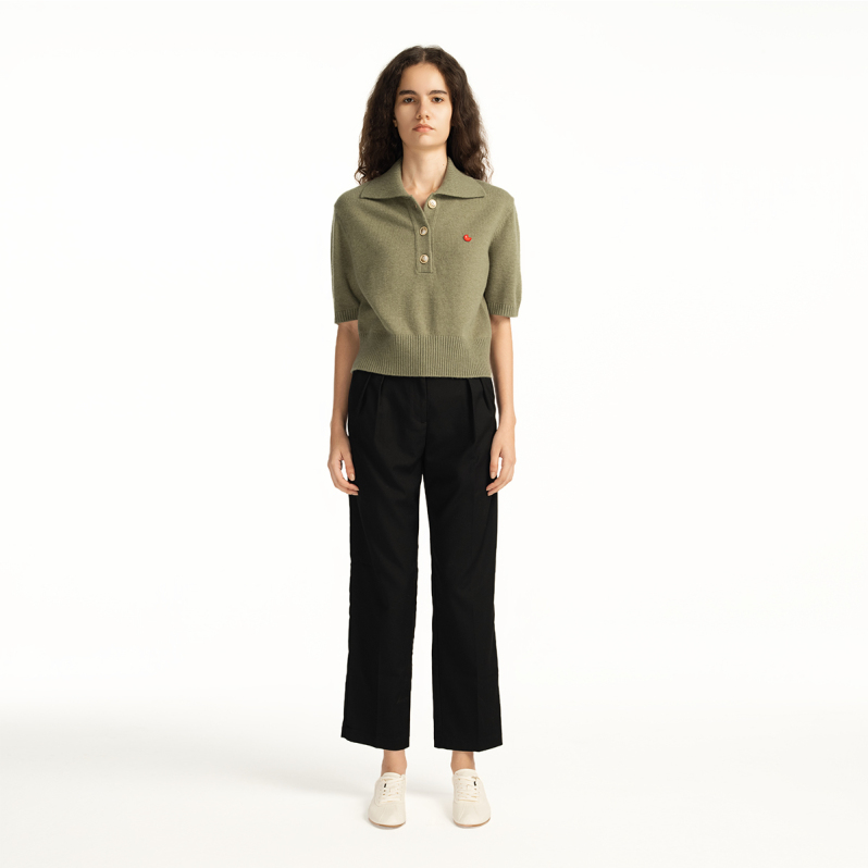 Wool Polo Shirt
