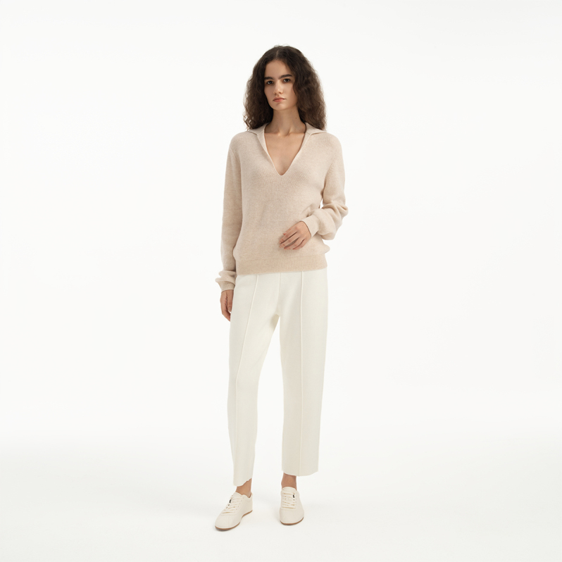 Ribbed wool sweater