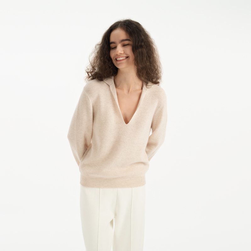 Ribbed wool sweater