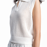 LACE-KNIT VEST