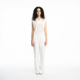 LACE-KNIT VEST